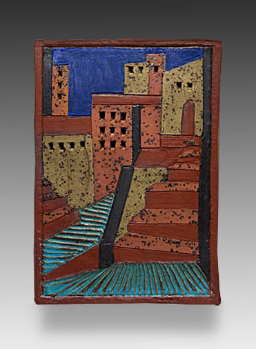 View of a Hill Town