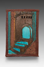 Turquoise Stairway and Arch